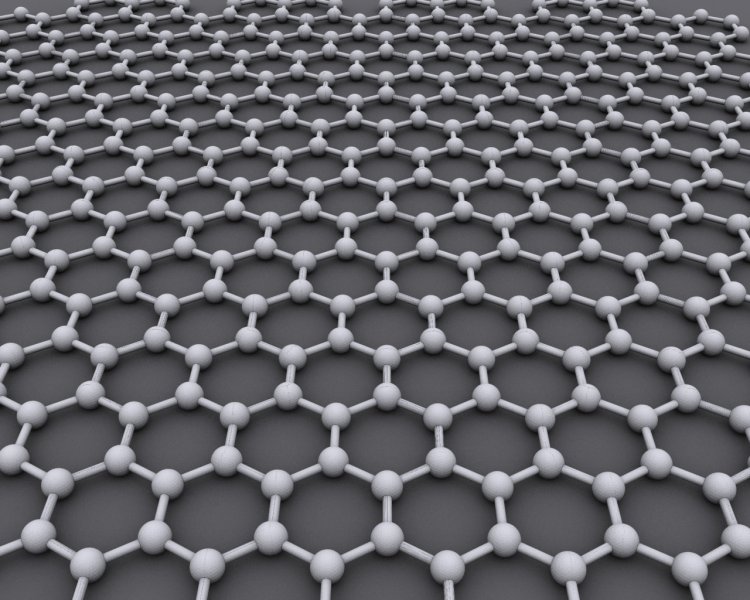 The ideal crystal structure of graphene is a hexagonal crystal lattice