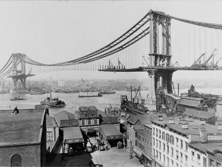 Manhattan_Bridge_Construction_1909