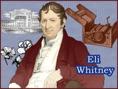 20 июня 1793 года американец Эли Уитни запатентовал хлопкоочистительную машину