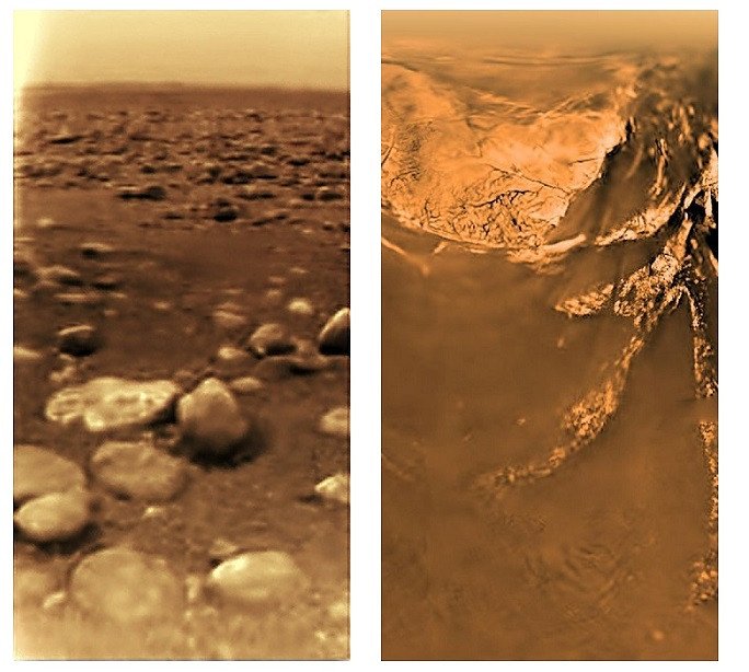 Пейзажи Титана. Фото: NASA
