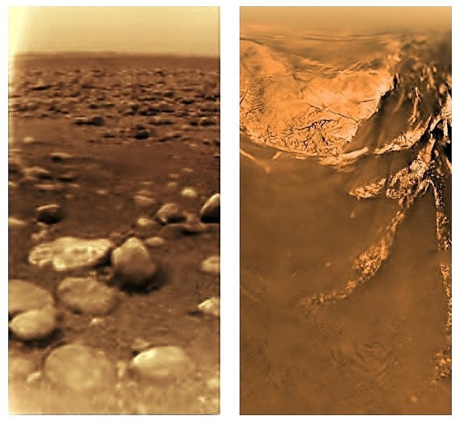 Titan’s landscapes. Photo: NASA.
