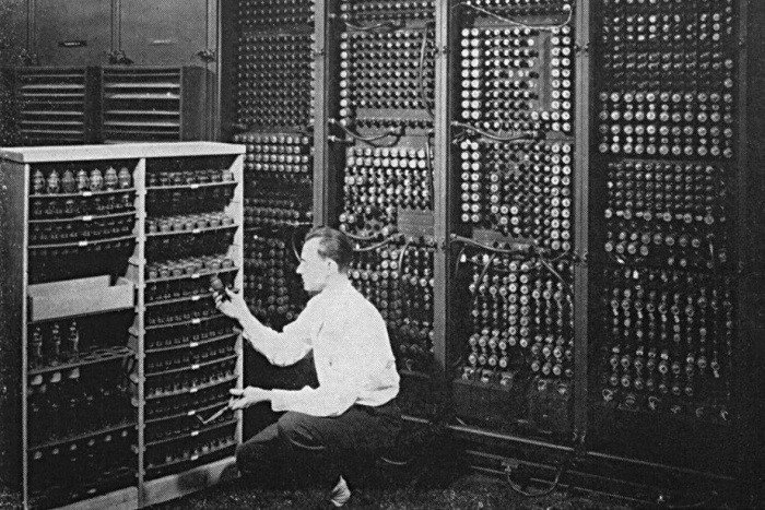 The first programmable computer in the continental Europe (MESM), invented by Sergey Lebedev. Source:  https://hi-tech.mail.ru/news/den-informatiki/