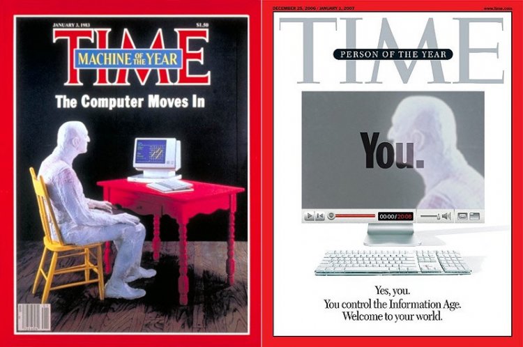 В 1982 г. журнал «Time» признал Человеком года компьютер