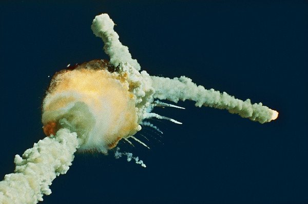 В 1986 г. взорвался космический корабль «Челленджер»