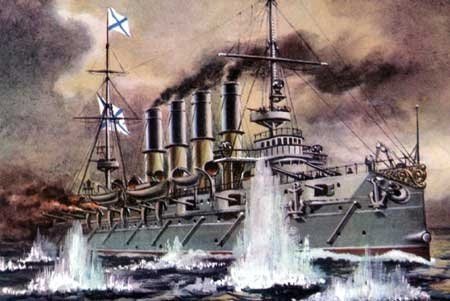 В 1904 г. крейсер «Варяг» принял неравный бой