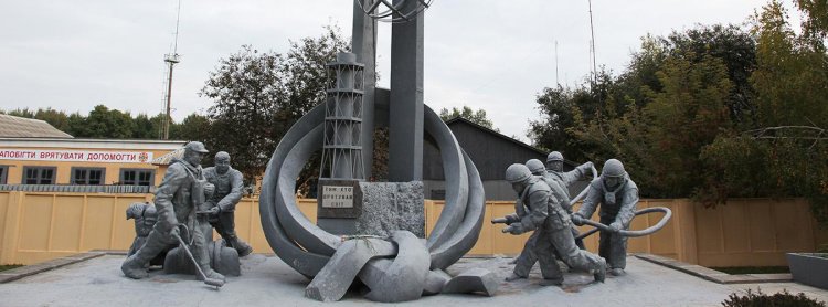 Monument to firefighters who participated in the liquidation of the consequences of the Chernobyl disaster in April 1986.Photo source: ООН