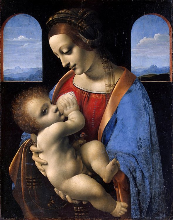 Madonna Litta. Leonardo da Vinci. The Renaissance