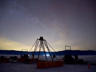 The Universe in Neutrino Telescope. Popular-science film by JINR. Photo: Bair Shaybonov / JINR