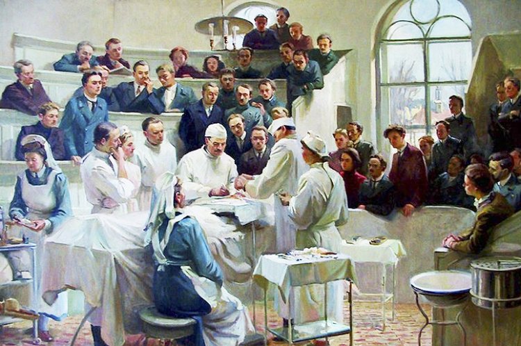 The great surgeon Nikolay Sklifosovsky 