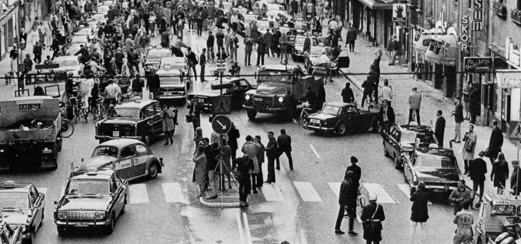 3 сентября 1967 Швеция перешла на правостороннее движение