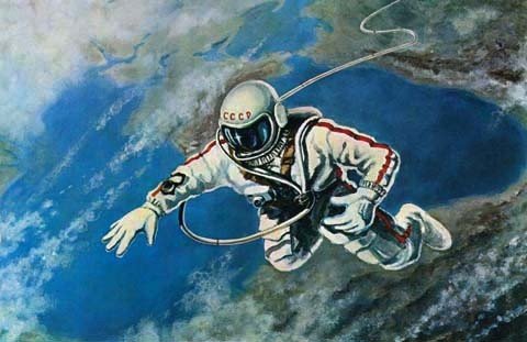 В 1965 году Алексей Леонов вышел в открытый космос