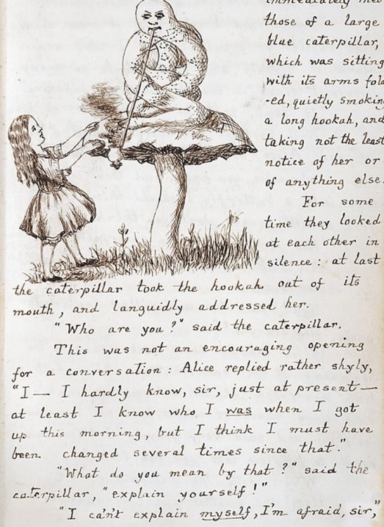 26 ноября 1864 года появился первый рукописный вариант книги Льюиса Кэрролла «Алиса в стране чудес»