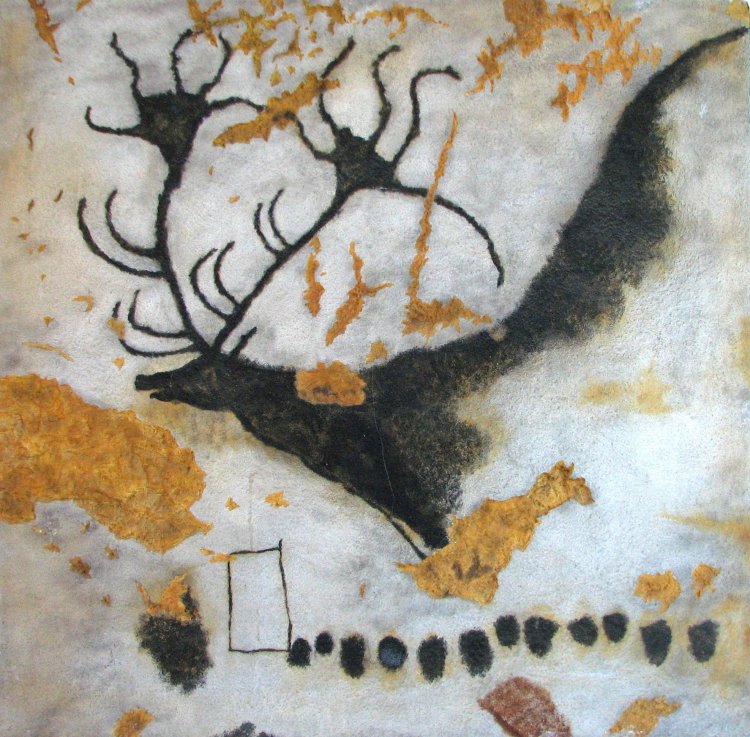 Наскальный рисунок гигантского оленя в пещере Ласко. HTO. Сфотографировано загрузившим / Общественное достояние / Wikipedia