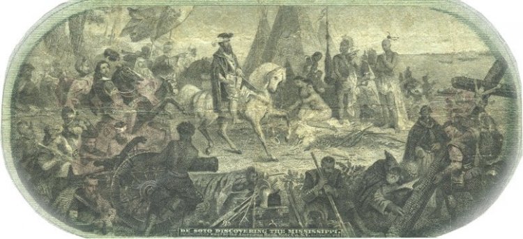 8 мая 1541 года первый европеец  вышел на берег реки Миссисипи