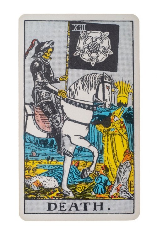 Death card from the Tarot deck. Yala, Thailand. 2020. Photo source: 123RF stock images.