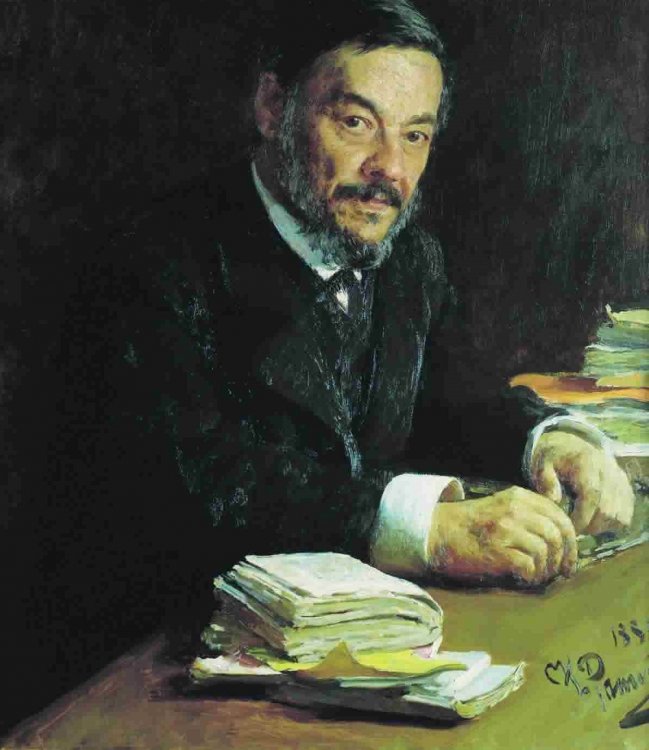 Портрет Ивана Михайловича Сеченова. Художник И.Е. Репин, 1889 год. Третьяковская галерея.  Википедия (Общественное достояние)